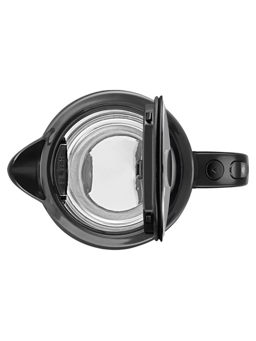 Чайник BOSCH TWK70B03, 1,7 л, 2400 Вт, закрытый нагревательный элемент, стекло, черный
