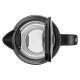 Чайник BOSCH TWK70B03, 1,7 л, 2400 Вт, закрытый нагревательный элемент, стекло, черный