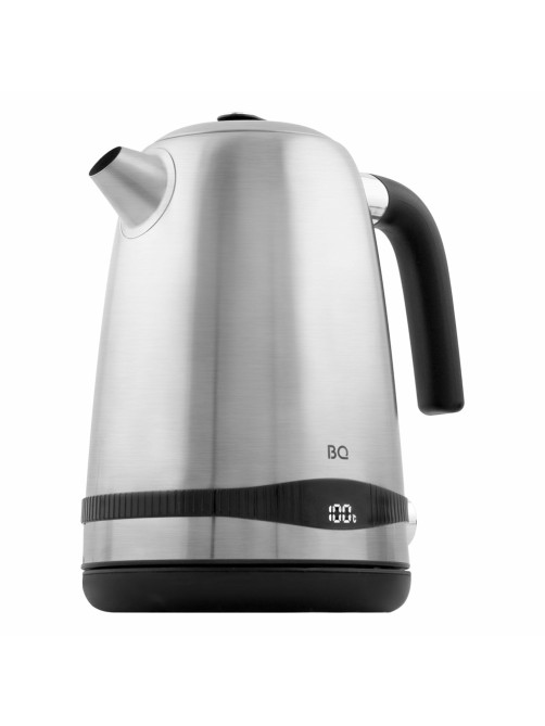 Чайник BQ (БИ-КЬЮ) KT1724SW, 1,7 л, 2200 Вт, закрытый нагревательный элемент, ТЕРМОРЕГУЛЯТОР, стальной, 86189269