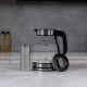 Чайник со съемным заварником TIMBERK T-EK27G02, 1,5 л, 1800 Вт, закрытый нагревательный элемент, стекло, стальной