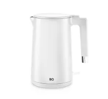 Чайник электрический с двойными стенками BQ (БИ-КЬЮ) KT1720P, 1,5 л, 2200 Вт, белый, 86198280