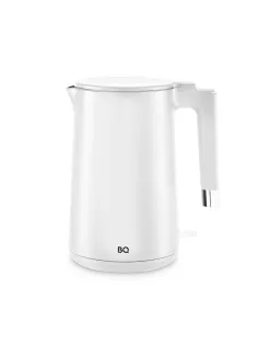 Чайник электрический с двойными стенками BQ (БИ-КЬЮ) KT1720P, 1,5 л, 2200 Вт, белый, 86198280
