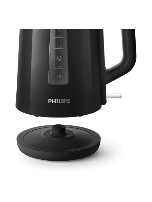 Чайник PHILIPS HD9318/20, 1,7 л, 2200 Вт, закрытый нагревательный элемент, пластик, черный