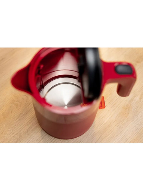 Чайник BOSCH TWK 2M164, 1,7 л, 2400 Вт, закрытый нагревательный элемент, пластик, красный
