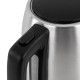 Чайник BRASSON (БРАССОН) KT-040, 1,7 л, 2200 Вт, индикатор уровня воды, сталь, черный, 455192