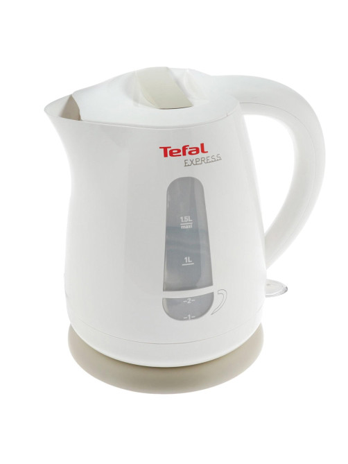 Чайник TEFAL KO29913E, 1,5 л, 2200 Вт, закрытый нагревательный элемент, пластик, белый, 7211000396
