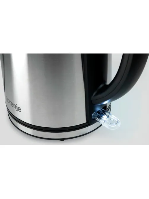 Чайник GORENJE K15DWS, 1,5 л, 2200 Вт, закрытый нагревательный элемент, металл, 740214
