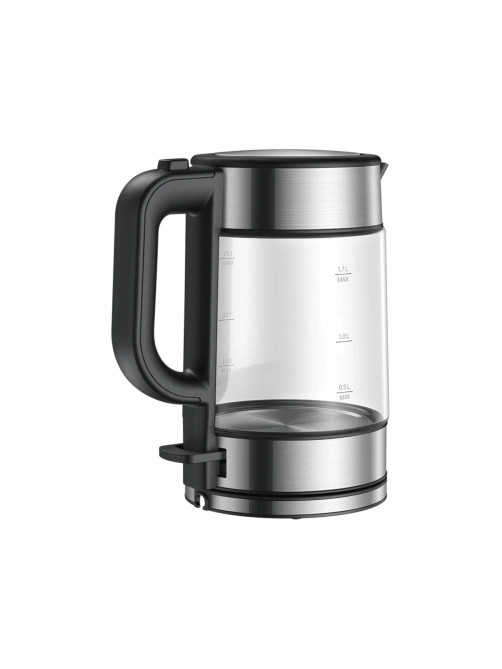 Чайник XIAOMI Electric Glass Kettle, 1,7 л, 2200 Вт, закрытый нагревательный элемент, стекло, черный, BHR7490RU