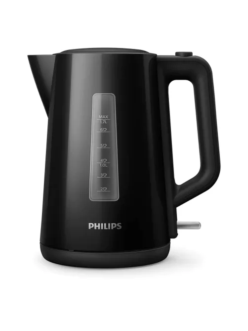 Чайник PHILIPS HD9318/20, 1,7 л, 2200 Вт, закрытый нагревательный элемент, пластик, черный
