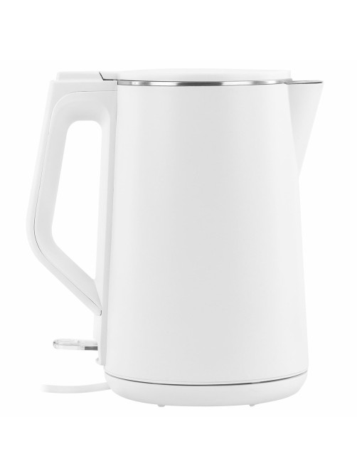 Чайник электрический с двойными стенками SONNEN KT-4103, 1,5 л, 2200 Вт, белый, 456376