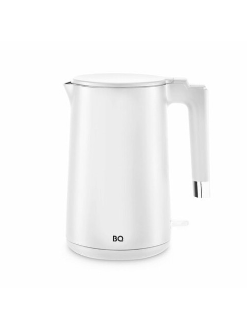 Чайник электрический с двойными стенками BQ (БИ-КЬЮ) KT1720P, 1,5 л, 2200 Вт, белый, 86198280