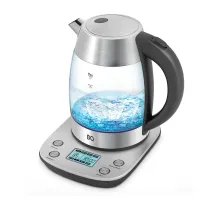 Чайник BQ (БИ-КЬЮ) KT1703G, 1,7 л, 2200 Вт, закрытый нагревательный элемент, ТЕРМОРЕГУЛЯТОР, стекло, 86197970