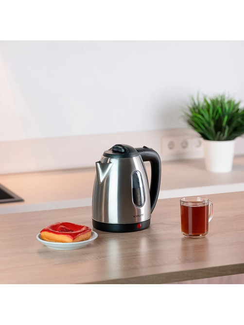 Чайник SCARLETT SC-EK21S20, 1,8 л, 1600 Вт, закрытый нагревательный элемент, сталь