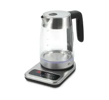 Чайник BQ (БИ-КЬЮ) KT1736G, 1,8 л, 2200 Вт, закрытый нагревательный элемент, ТЕРМОРЕГУЛЯТОР, стекло, 86190523