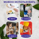 Ложка чайная одноразовая пластиковая 125 мм, черная, КОМПЛЕКТ 100 шт., ЭТАЛОН, WELDAY (ВЭЛДЭЙ), 607830