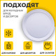 Одноразовые тарелки плоские, КОМПЛЕКТ 100 шт., пластик, d=220 мм, БЮДЖЕТ, белые, ПС, холодное/горячее, LAIMA, 600943