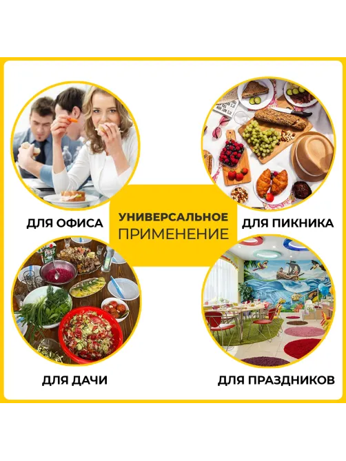 Одноразовые тарелки десертные, КОМПЛЕКТ 100 шт., пластик, d=170 мм, БЮДЖЕТ, белые, ПС, холодное/горячее, LAIMA, 600942