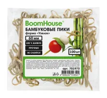 Шпажки-пики для канапе бамбуковые форма 