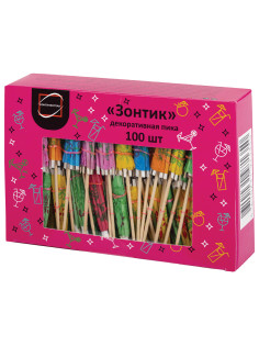 Пики для канапе бамбуковые 