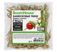 Шпажки-пики для канапе бамбуковые форма 