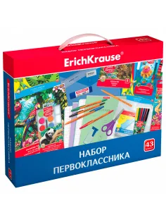 Набор школьных принадлежностей в подарочной коробке ERICH KRAUSE, 43 предмета, 45413