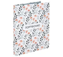 Папка-портфолио универсальная, 4 кольца, 20 файлов, 7БЦ матовая, BRAUBERG 