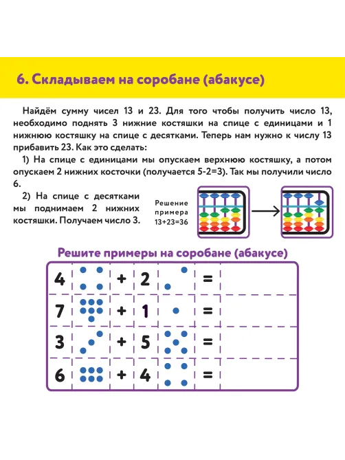 Счеты Абакус (соробан) радужные ЮНЛАНДИЯ 