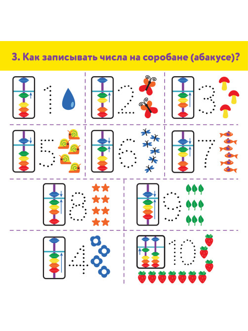 Счеты Абакус (соробан) радужные ЮНЛАНДИЯ 