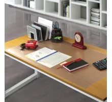 Коврик-подкладка настольный сверхпрочный 600х1200 мм, прозрачный, 1 мм, BRAUBERG, 237373