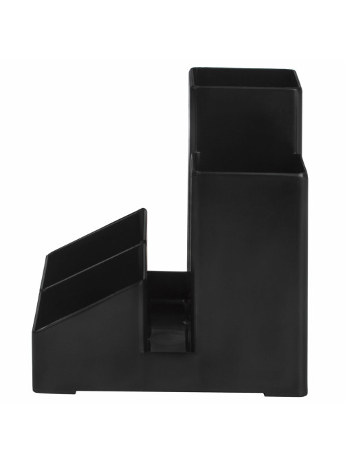 Подставка-органайзер BRAUBERG-CONTRACT, 109х95х101,5 мм, 5 отделений, черная, 230893