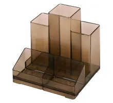 Подставка-органайзер BRAUBERG-CONTRACT, 109х95х101,5 мм, 5 отделений, тонированная, 230994