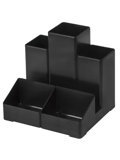 Подставка-органайзер BRAUBERG-CONTRACT, 109х95х101,5 мм, 5 отделений, черная, 230893