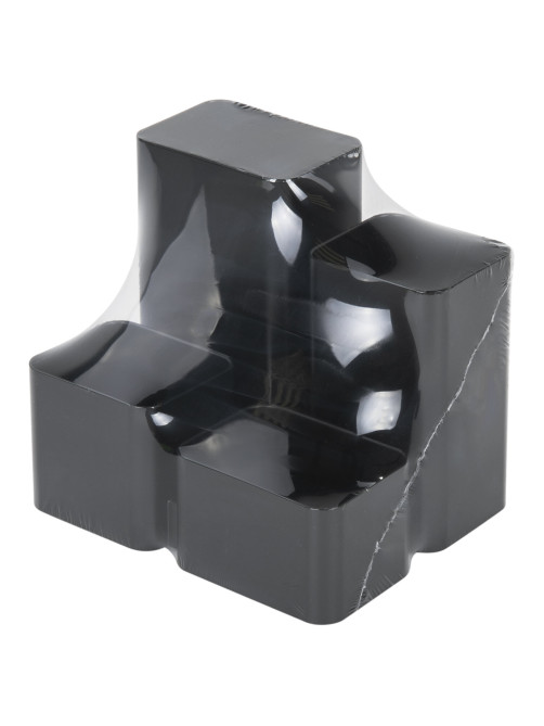Подставка-органайзер BRAUBERG COMPACT, 4 отделения, 92х114х102 мм, черная, 238102