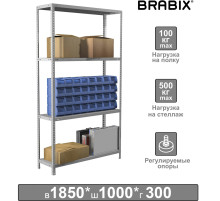 Стеллаж металлический BRABIX 