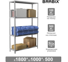 Стеллаж металлический BRABIX 