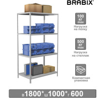 Стеллаж металлический BRABIX 