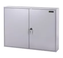 Шкафчик (Ключница) на 300 ключей BRAUBERG, 730х550х140 мм, с замком, +300 брелоков, серый, 290341