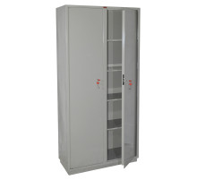 Шкаф металлический для документов КБС-10, (1850х880х390 мм; 90 кг), 2 отделения, сварной