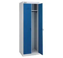 Шкаф металлический для одежды ШРК-22-800, двухсекционный, 1850х800х500 мм, 34 кг, разборный