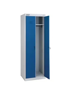 Шкаф металлический для одежды ШРК-22-800, двухсекционный, 1850х800х500 мм, 34 кг, разборный