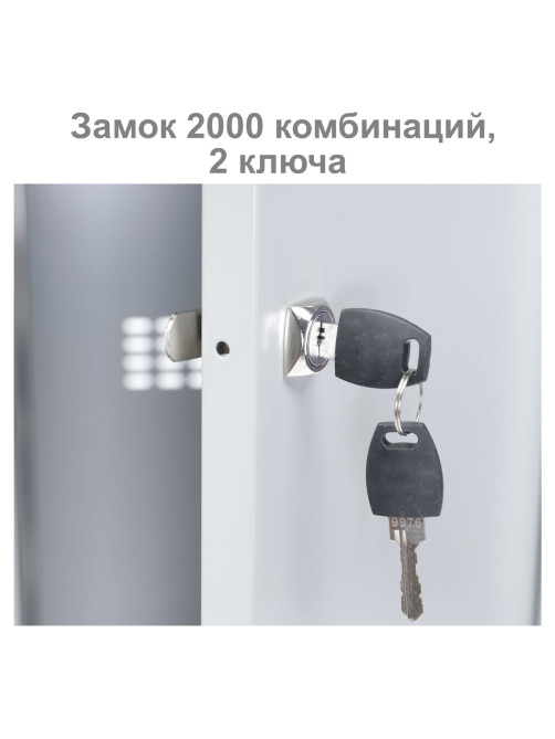 Шкаф металлический для одежды BRABIX 