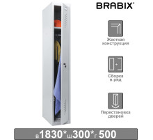 Шкаф металлический для одежды BRABIX 