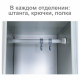Шкаф металлический для одежды BRABIX 