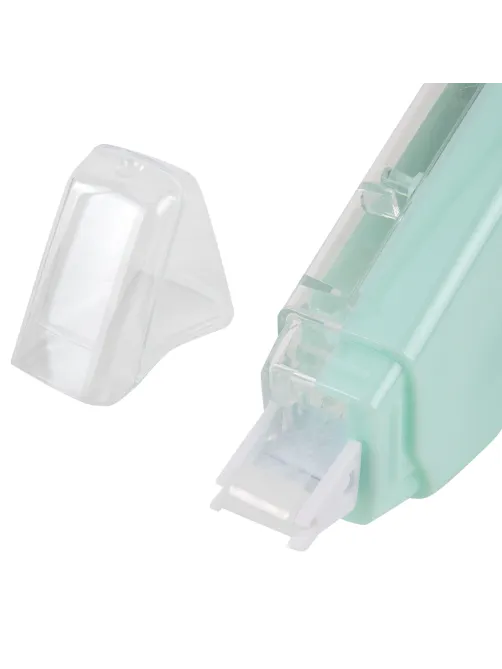 Клей-лента BRAUBERG MAXI, 6 мм х 15 м, корпус зеленый, блистер, 273029
