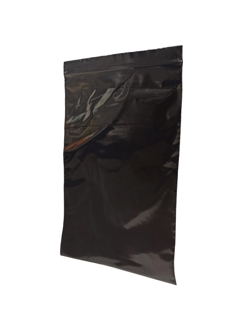 Пакеты ZIP-LOCK ОЧЕНЬ ПРОЧНЫЕ, комплект 100 шт., 200x300 мм, ПВД, 80 мкм, ЧЁРНЫЕ, BRAUBERG, 608931