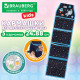 Кармашки-органайзер в шкафчик для детского сада BRAUBERG KIDS, крепление на липучке, наклейки-подсказки, 24х88 см, 