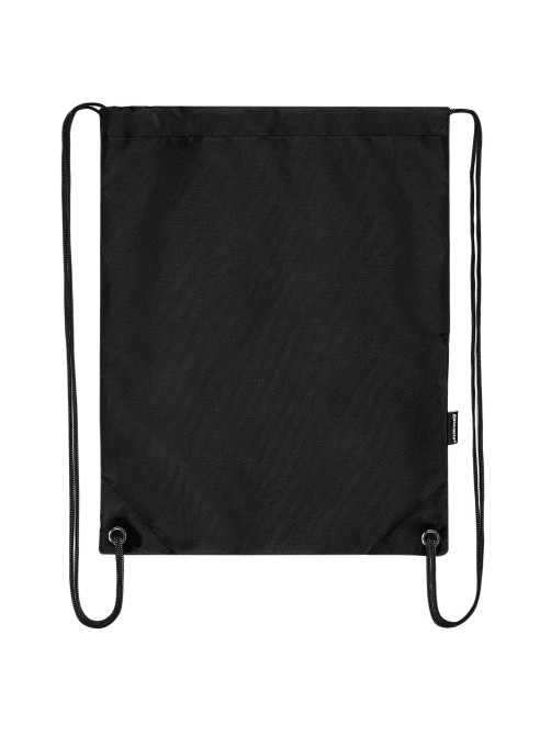 Мешок для обуви BRAUBERG плотный, карман на молнии, подкладка, 43х33 см, Total Black, 272427