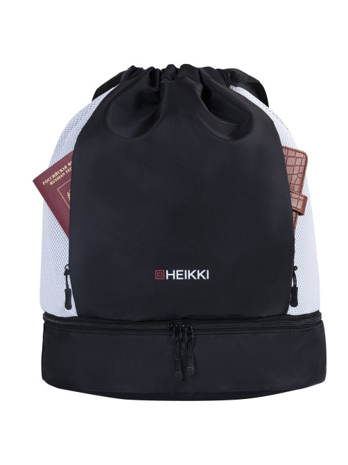Рюкзак спортивный мешок HEIKKI ACTION (ХЕЙКИ) с отделением для обуви, вентилируемые стенки, 45х34 см, 