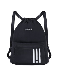 Рюкзак спортивный мешок HEIKKI CASUAL (ХЕЙКИ) с дополнительным карманом, 44х34 см, 