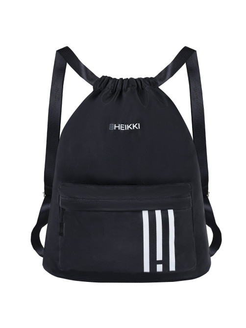 Рюкзак спортивный мешок HEIKKI CASUAL (ХЕЙКИ) с дополнительным карманом, 44х34 см, 